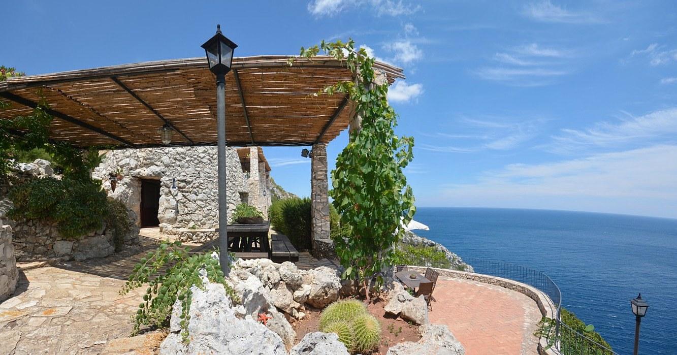 Trullo - eingerichtete Pergola